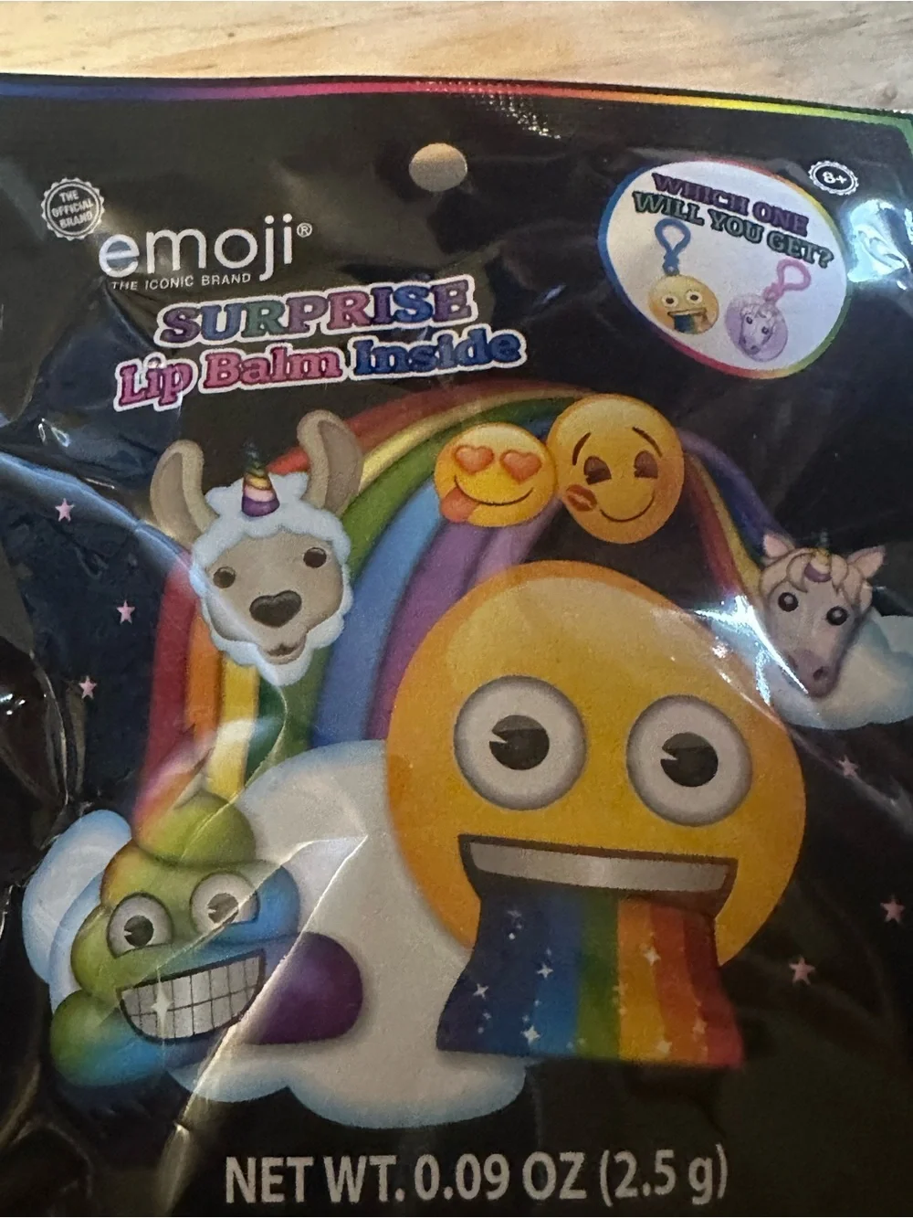 Surprise Lip Balm - Yellow Rainbow Vomit Design